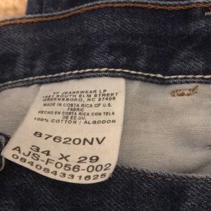 Men’s Rustler Jeans 34x29 Dark